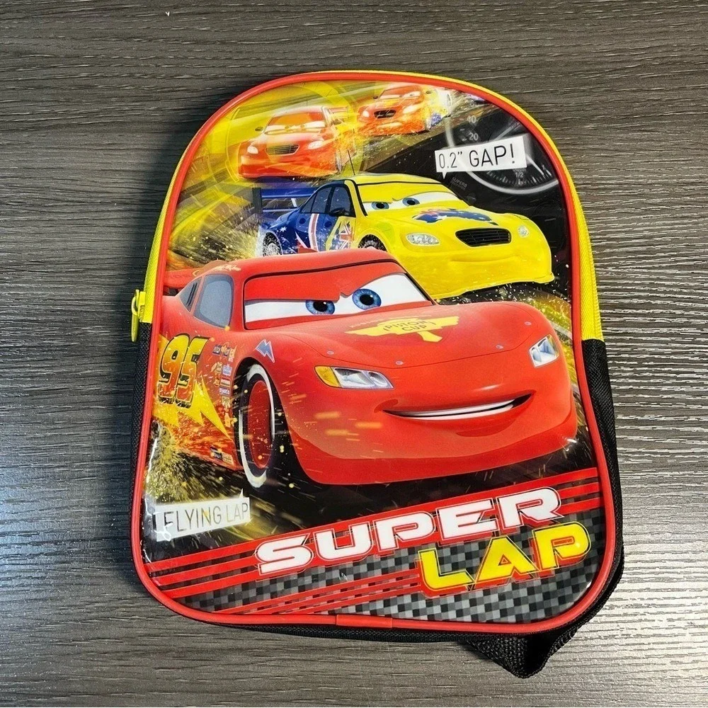 Disney Pixar Cars Lightning McQueen Super Lap Kids Mini Backpack